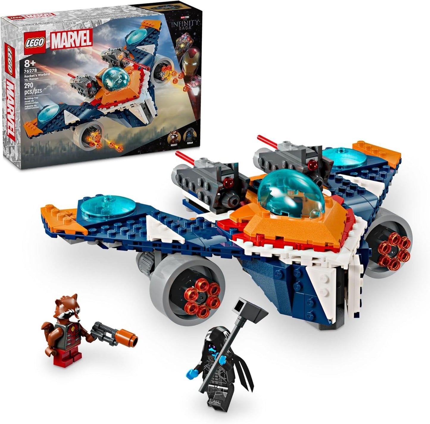 Marvel Rockets Warbird vs. Ronan LEGO Set
