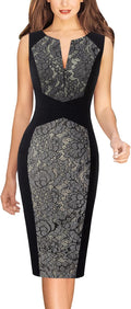 Chic Slim Front Zipper Dress for Office and Evening Events