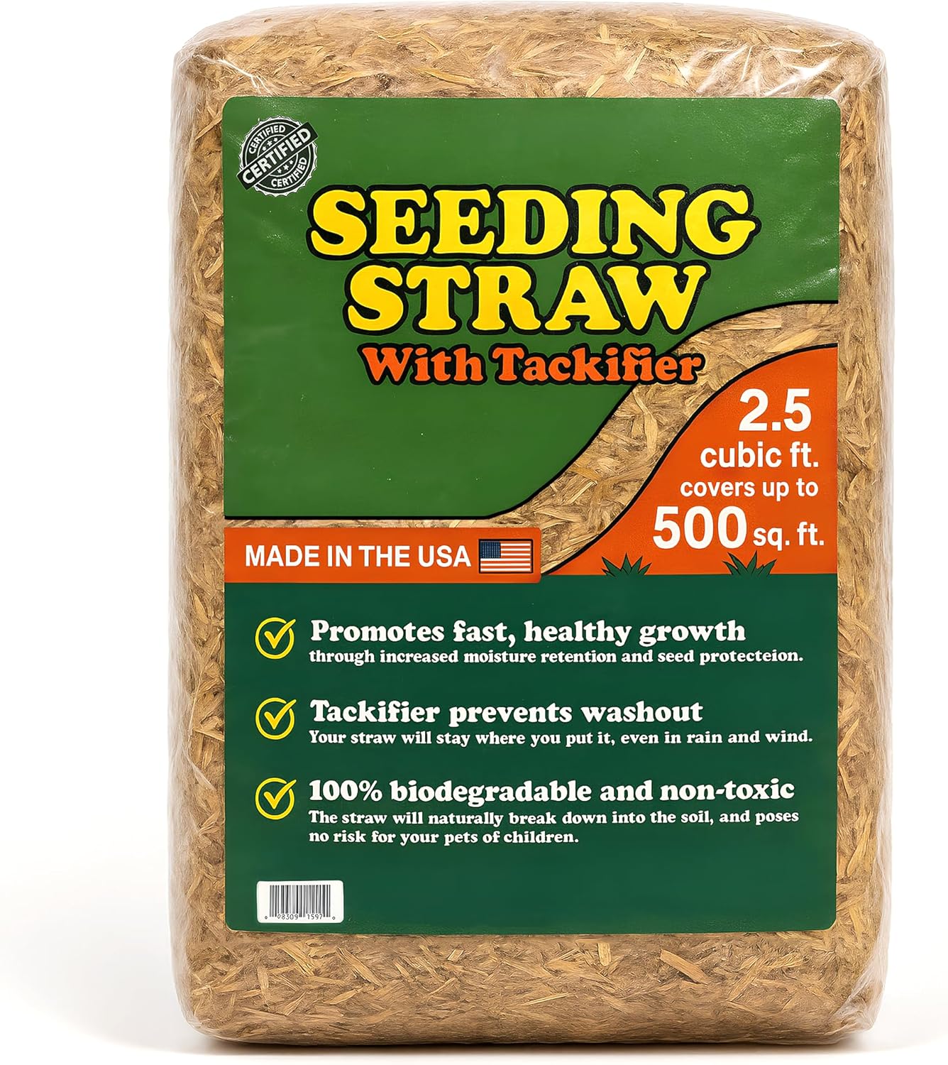 Seeding Straw with Tackifier for Effective Lawn Repair and Growth