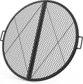 Portable Foldable Fire Pit Cooking Grate - 36 in