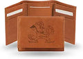 Alabama Crimson Tide Embossed Leather Trifold Wallet - Tan