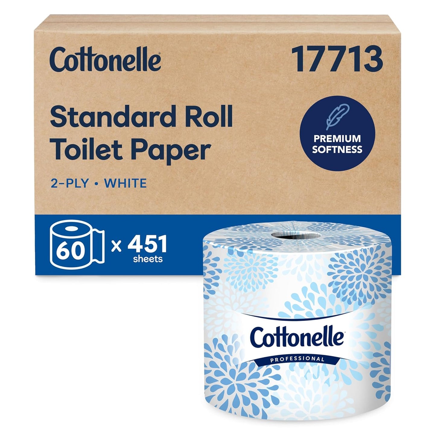 Cottonelle Professional Standard Roll Toilet Paper for Comfort