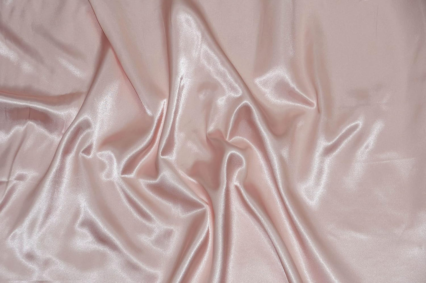 Premium Bridal Wedding Satin Charmeuse Fabric 60 in Wide Blush Pink
