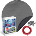 Winter Swimming Pool Cover for 12 ft Aboveground Round Pool - Secure