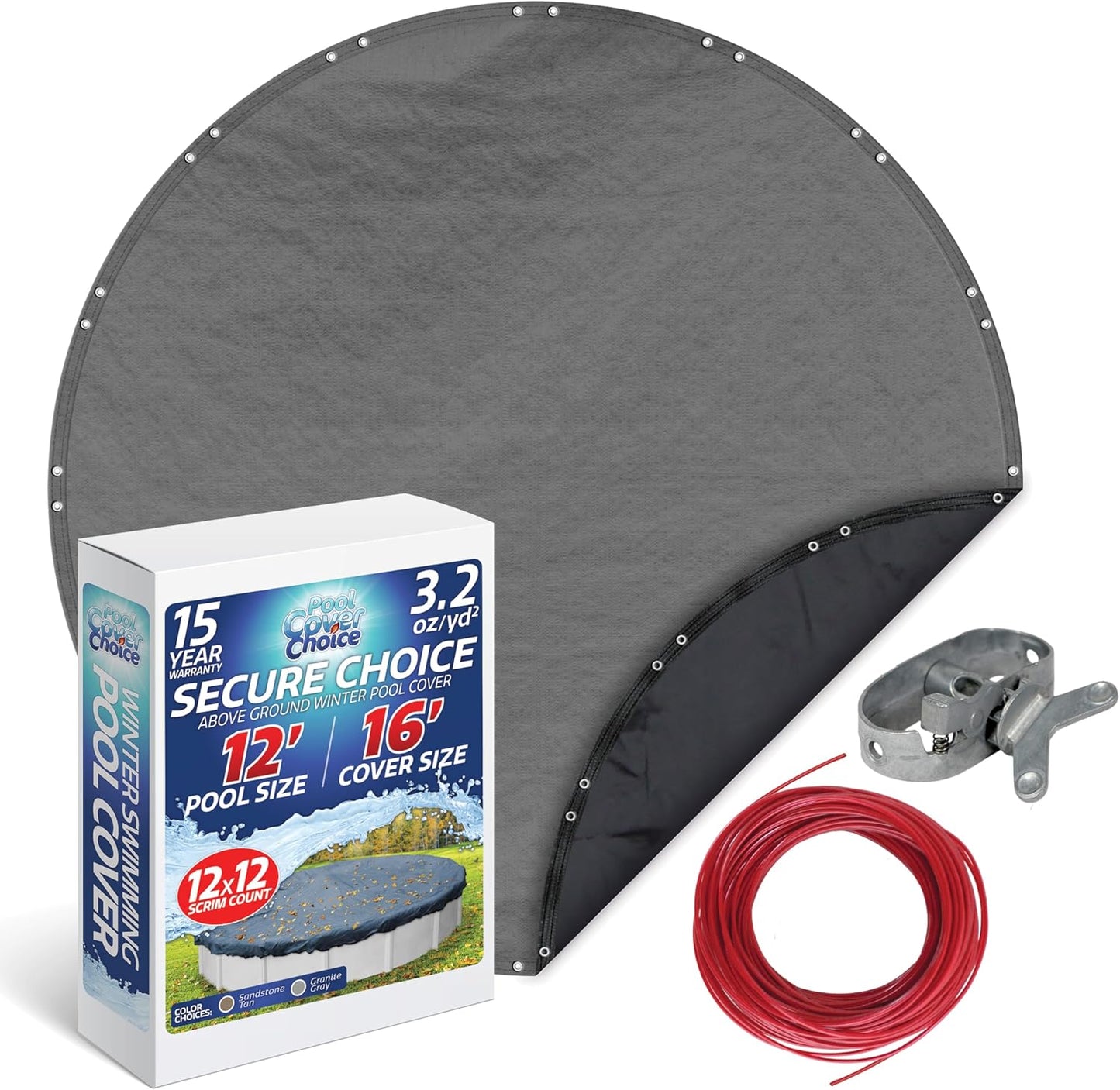 Winter Swimming Pool Cover for 12 ft Aboveground Round Pools