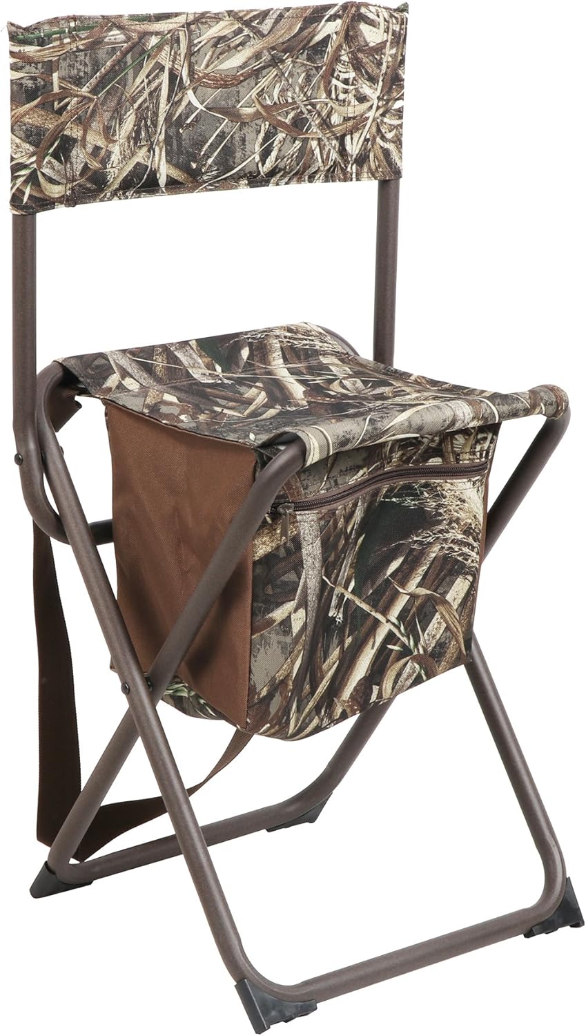 PORTAL Folding Seat: Lightweight with Storage, Supports 225 lbs