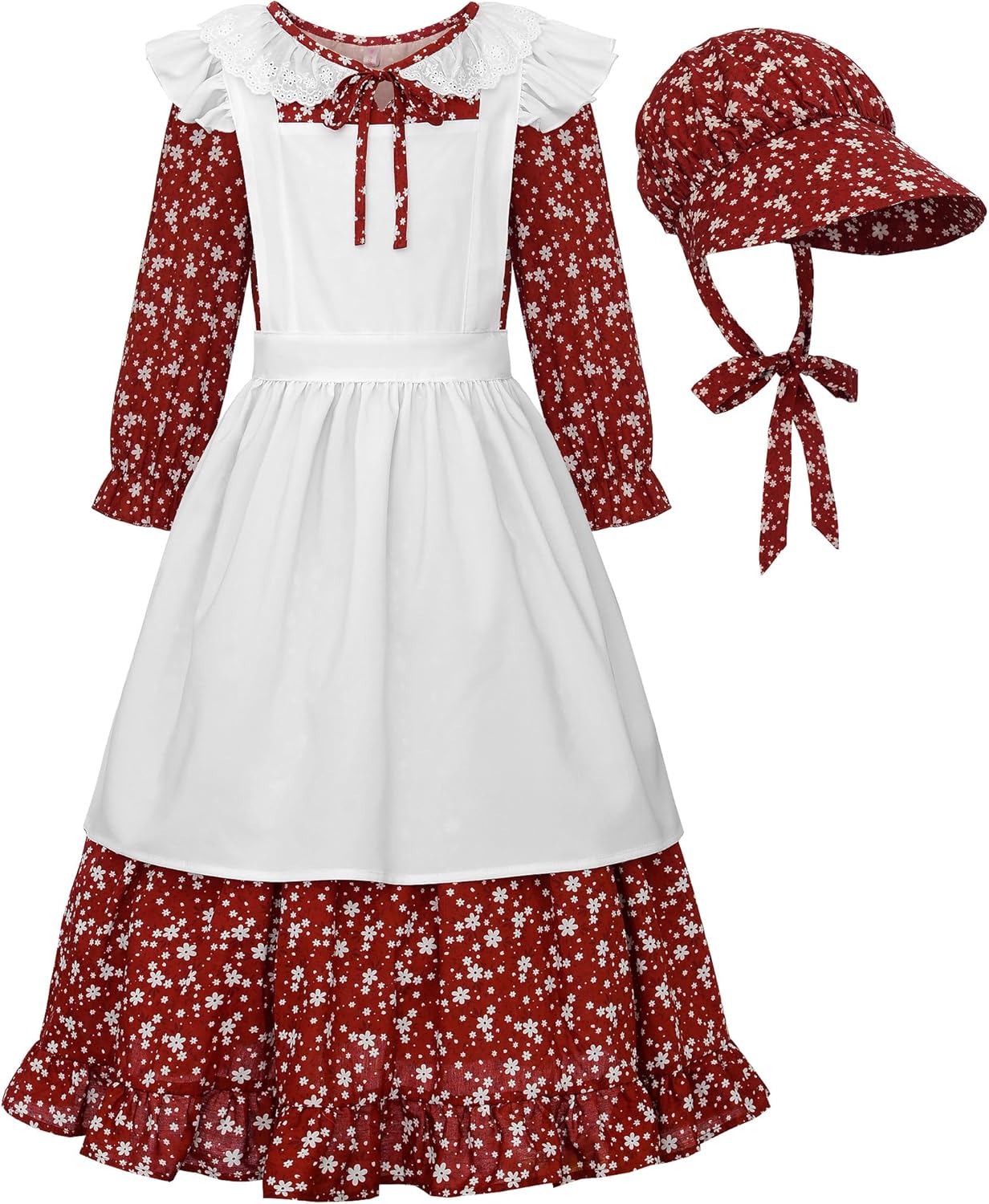 ReliBeauty Pioneer Girl Dress Colonial Prairie Costume Review