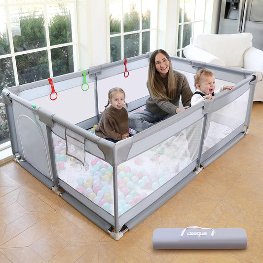 Desque Baby Playpen: Safe & Spacious Play Yard