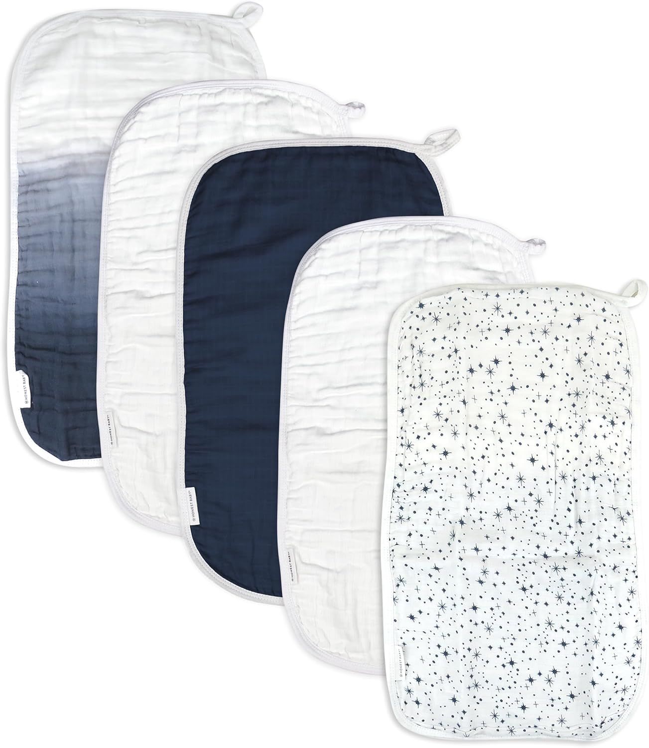 Organic Cotton Multi-Layer Burp Cloths for Baby Care Essentials