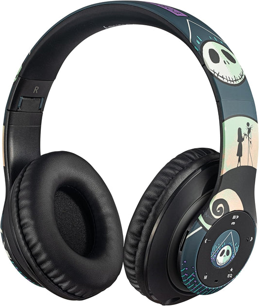 Nightmare Before Christmas Bluetooth Headphones - Jack & Sally Design