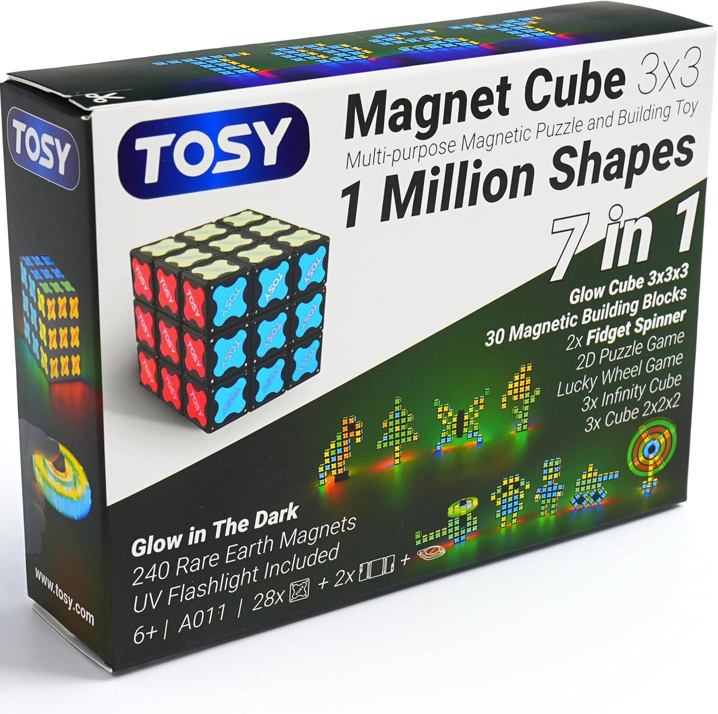 TOSY Magnet Cube 3x3 - 7in1 Creative Building Blocks Toy