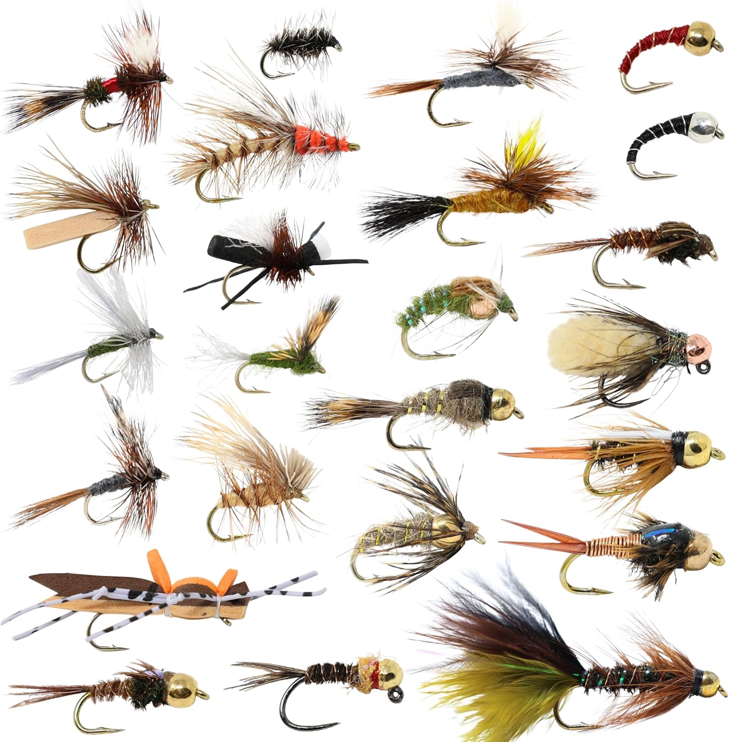 Premium Trout Fly Assortment | 24 Flies Kit