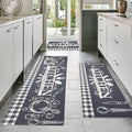 Kitchen Runner Rugs Set of 3 Non Slip Cushioned Comfort Mats