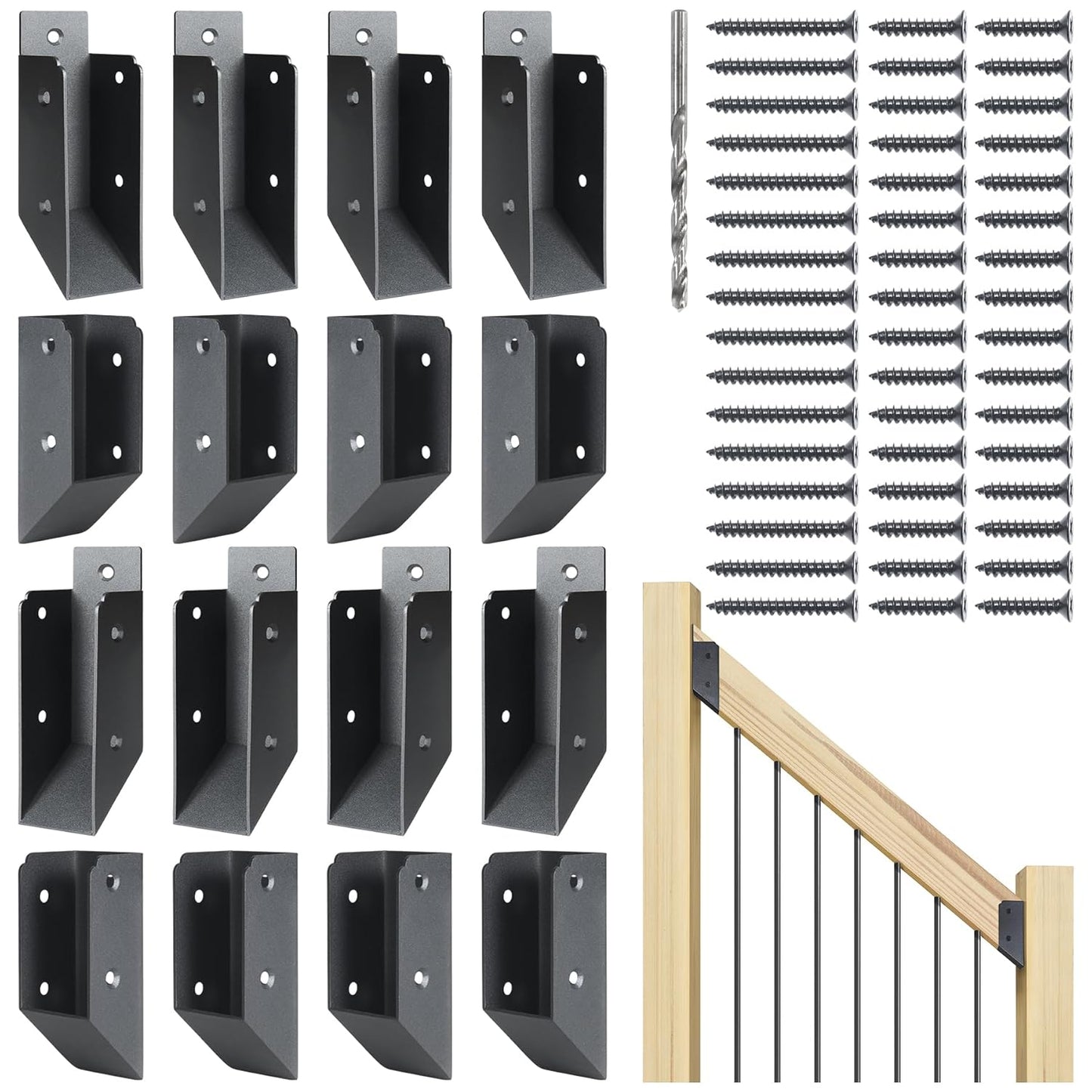 201 Stainless Steel Deck Railing Stair Connectors for Installation