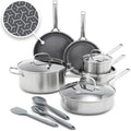 GreenPan Hybrid 13 Piece Nonstick Stainless Steel Cookware Set