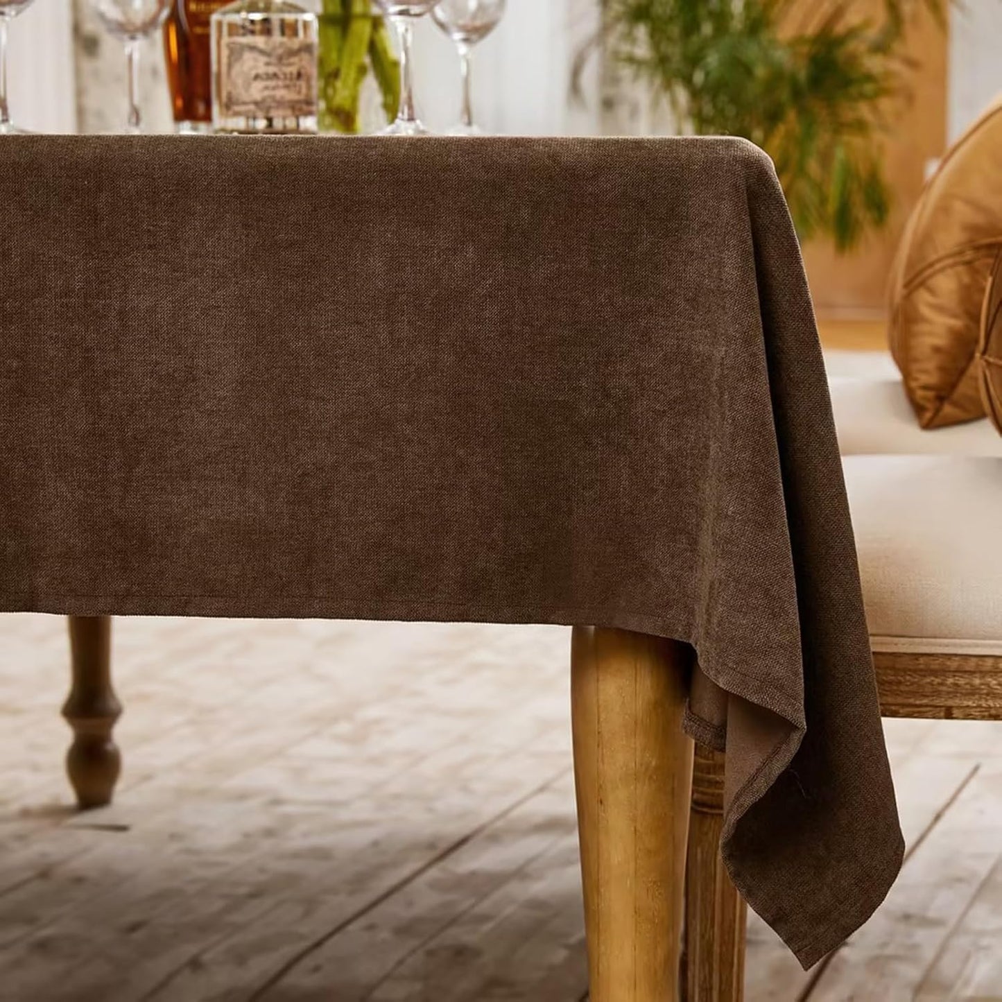 Rectangle Tablecloth for Dining Parties and Outdoor Use