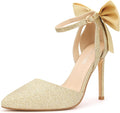 Women's Closed Toe Suede Stiletto Heels - 4in Pointed Pumps