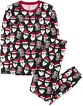 Family Matching Cotton Holiday Pajama Sets - Kids Snug Fit