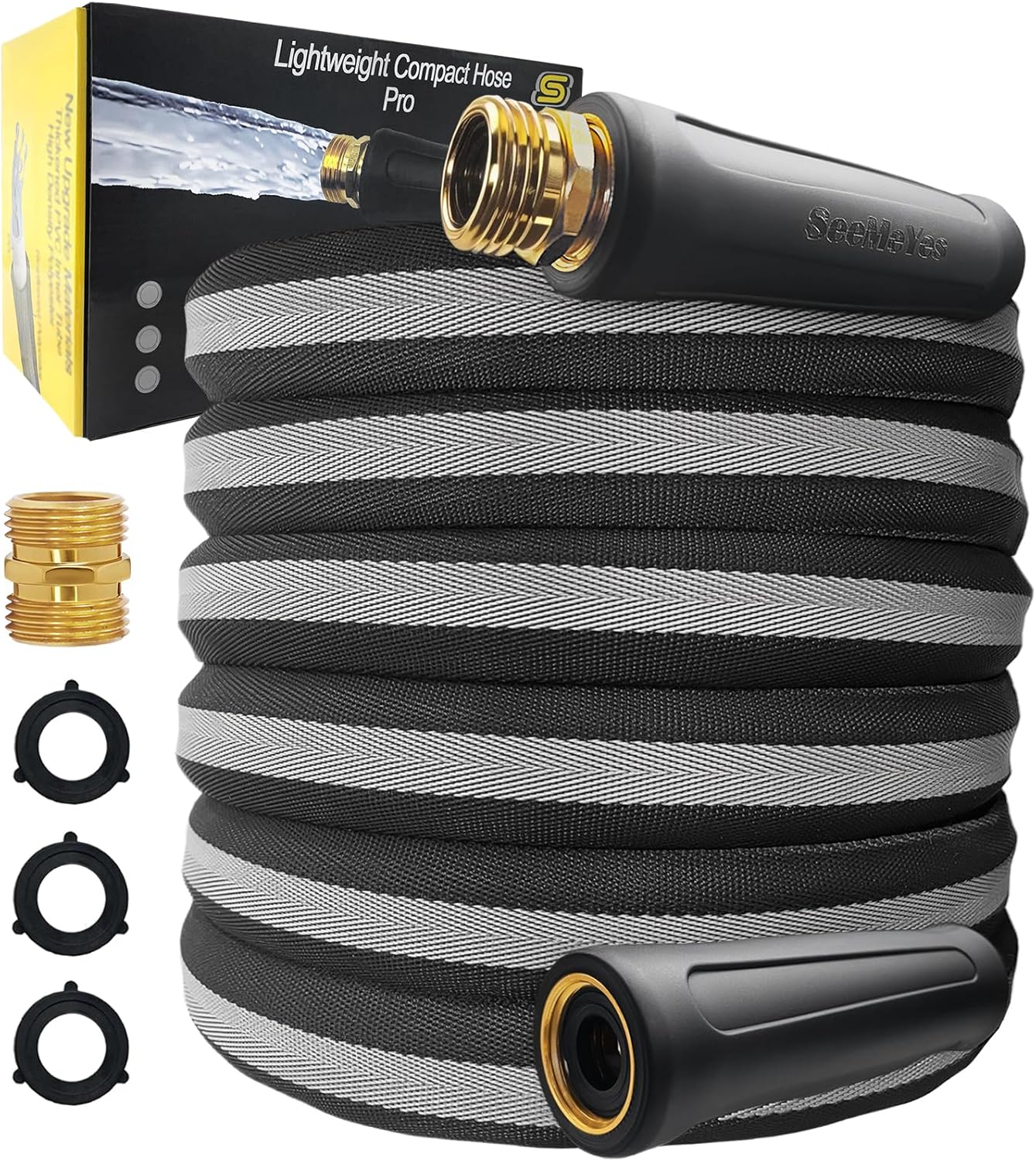 50ft Garden Hose Lightweight Flexible Water Hose for All Tasks