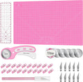 Rotary Cutter Set Pink Quilting Kit - Complete Fabric Cutting