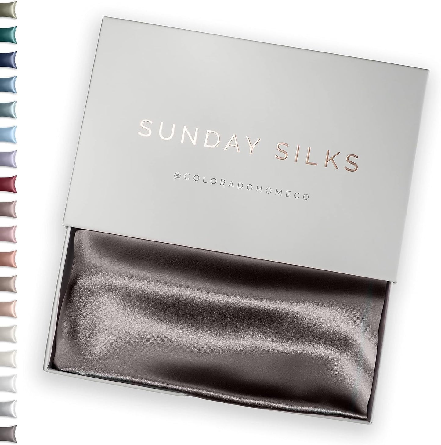 SUNDAYSILKSTM 100% Pure Silk Pillowcase for Hair & Skin