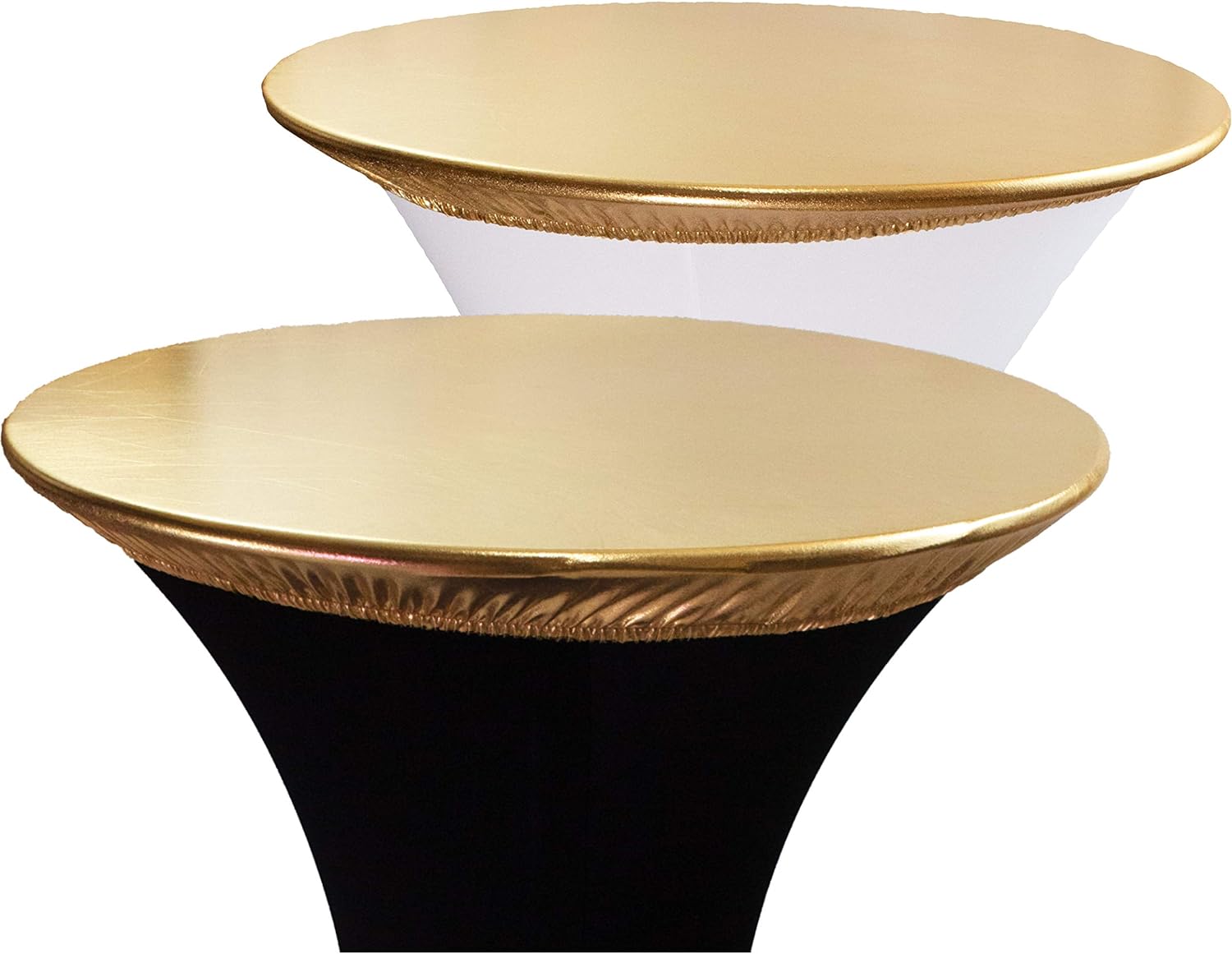 Gold Glitter Table Cap Duo for Luxurious Events