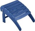 Adirondack Ottoman Footrest for Adirondack Chair - Foldable Navy Blue