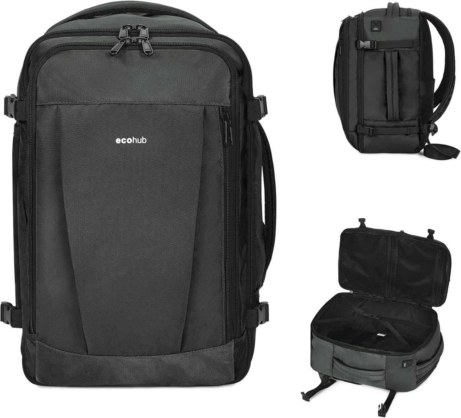 ECOHUB Travel Backpack for Spirit Airlines Carry On Use