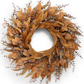 26in Eucalyptus Wreath for Front Door - Lifelike Autumn Porch Decor