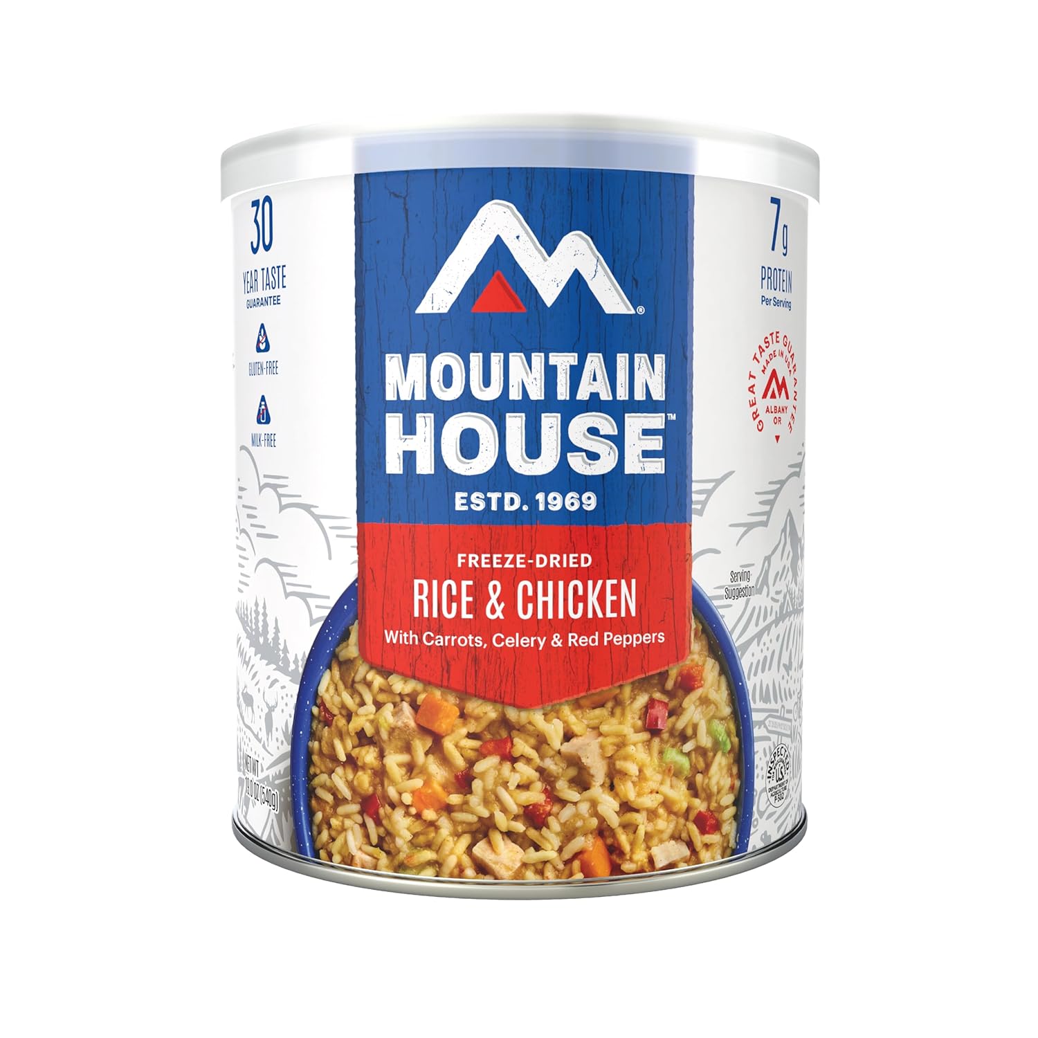 Mountain House Rice & Chicken #10 Can - Freeze Dried Comfort Food