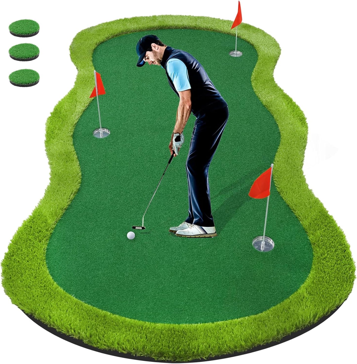 Roykaw 5x10 Ft. Golf Putting Green: Improve Your Putting Skills
