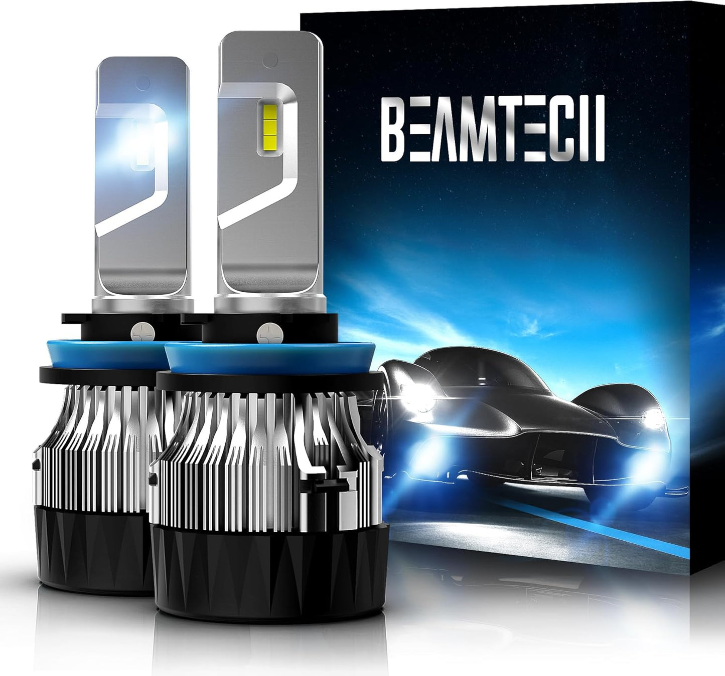 BEAMTECH H11 Fog Light Bulbs: Bright, Durable, and Efficient