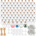 Bokon 90 Pack 1oz Mini Plastic Potion Bottles with Corks - Craft Ready