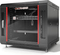 Server Rack 9U Wall Mount Cabinet - Secure 24in Deep IT Enclosure