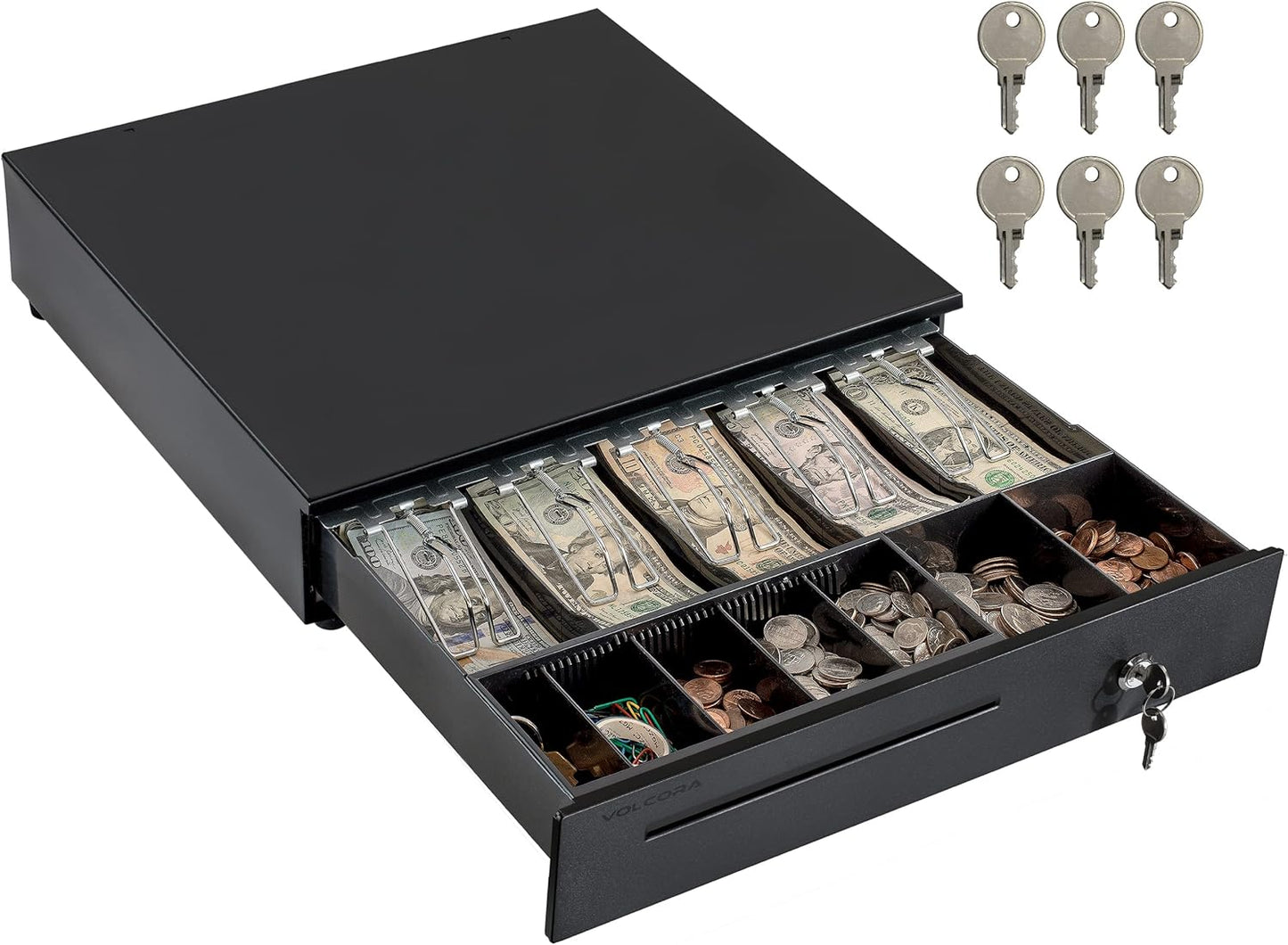 Volcora Cash Register Drawer for POS System - Durable & Secure