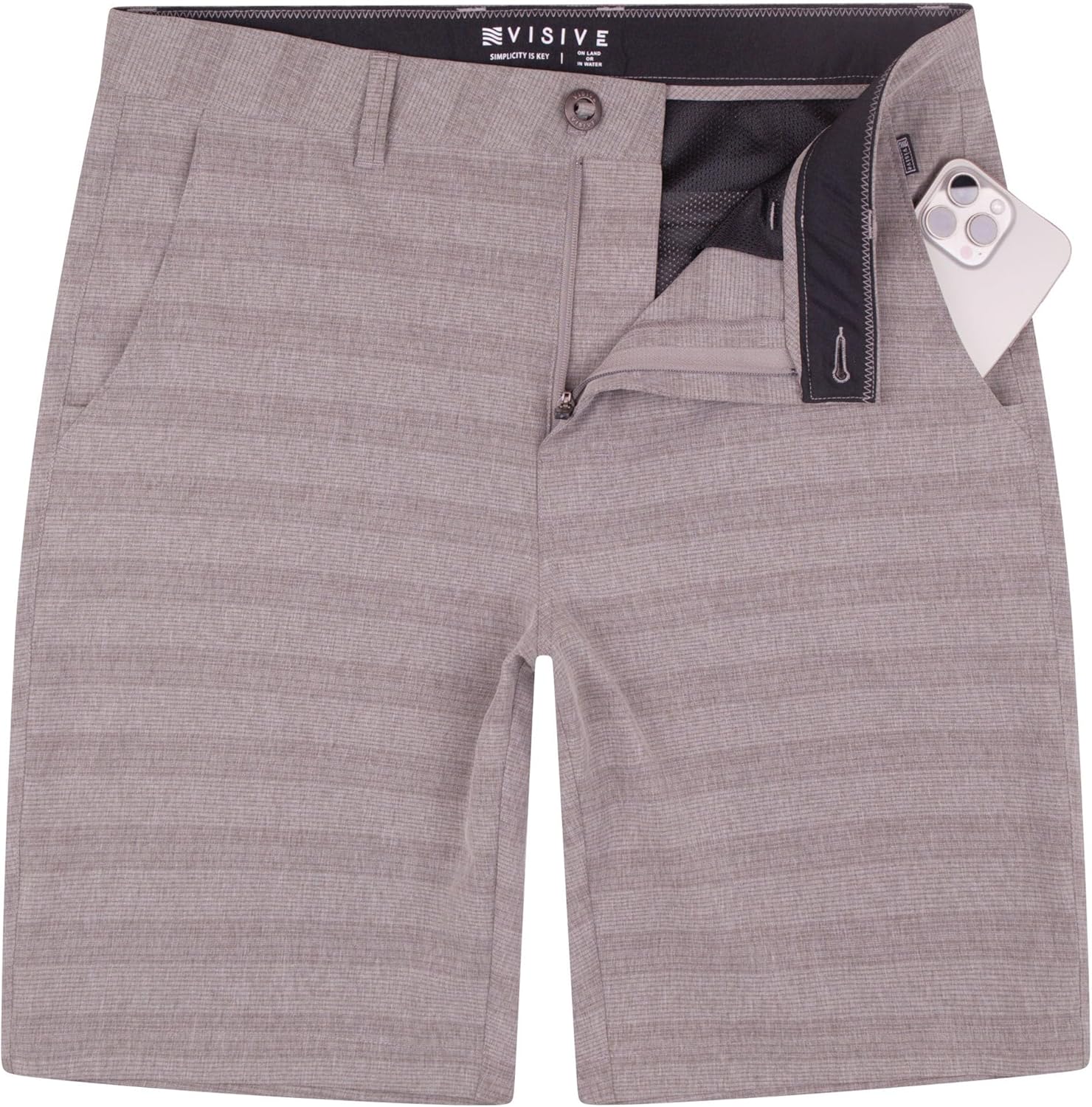 Visive Premium Hybrid Shorts for Big Men: Quick Dry Comfort