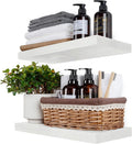 BGMG Wood Floating Shelves Set of 2 for Rustic Home Decor