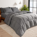 Reversible Bed-in-A-Bag Comforter & Sheet Set - Soft All-Season Full
