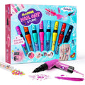8-Count Nail Art Pen Set for Kids - Non-Toxic DIY Manicure Kit