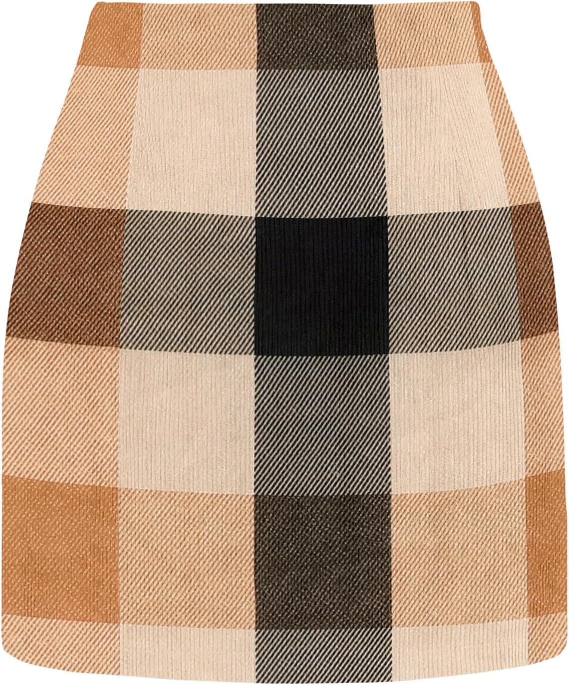 onlypuff Plaid Skirts for Women High Waisted Mini Skirts