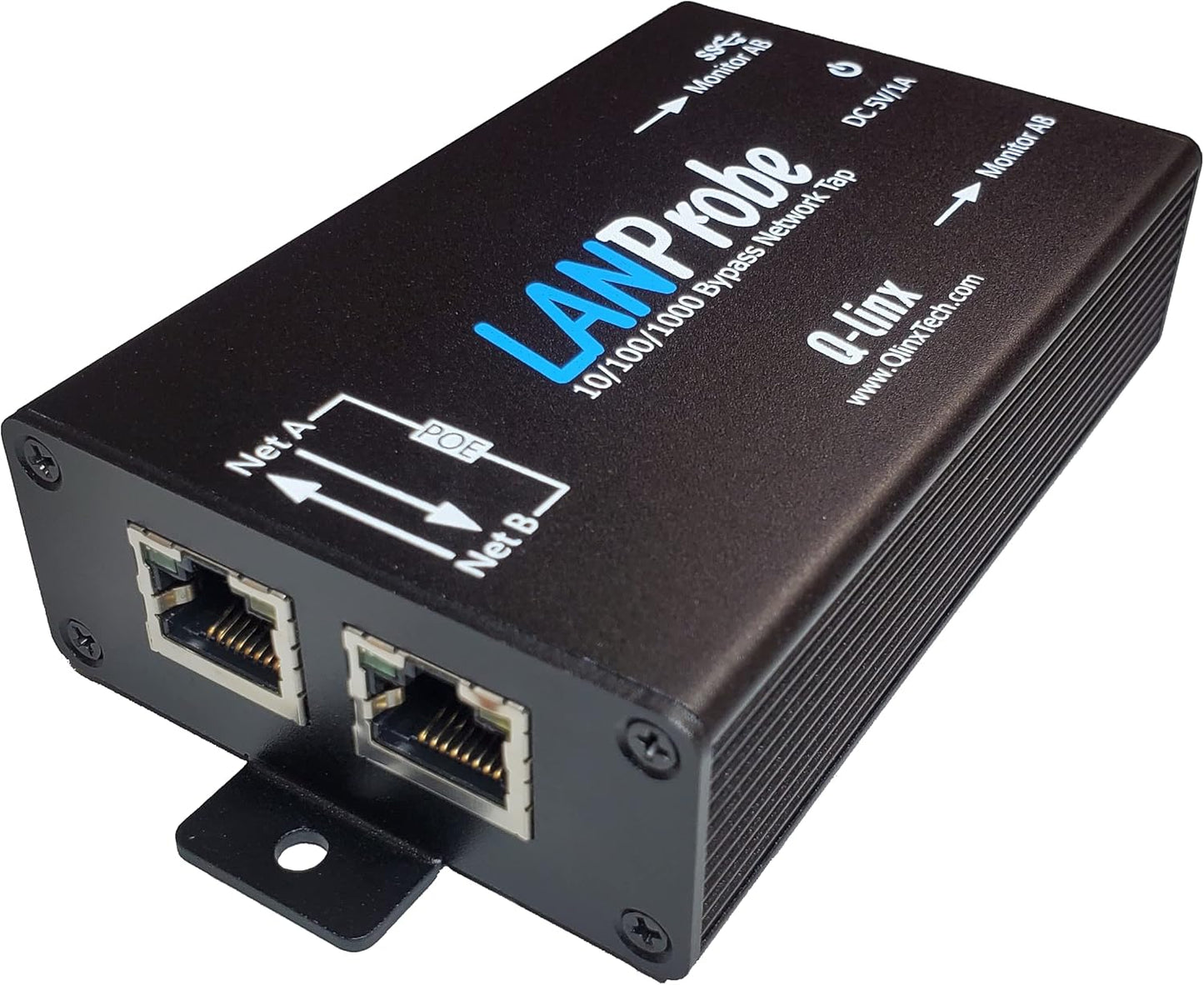 10/100/1000 Gigabit Ethernet Bypass Network Tap for Monitoring