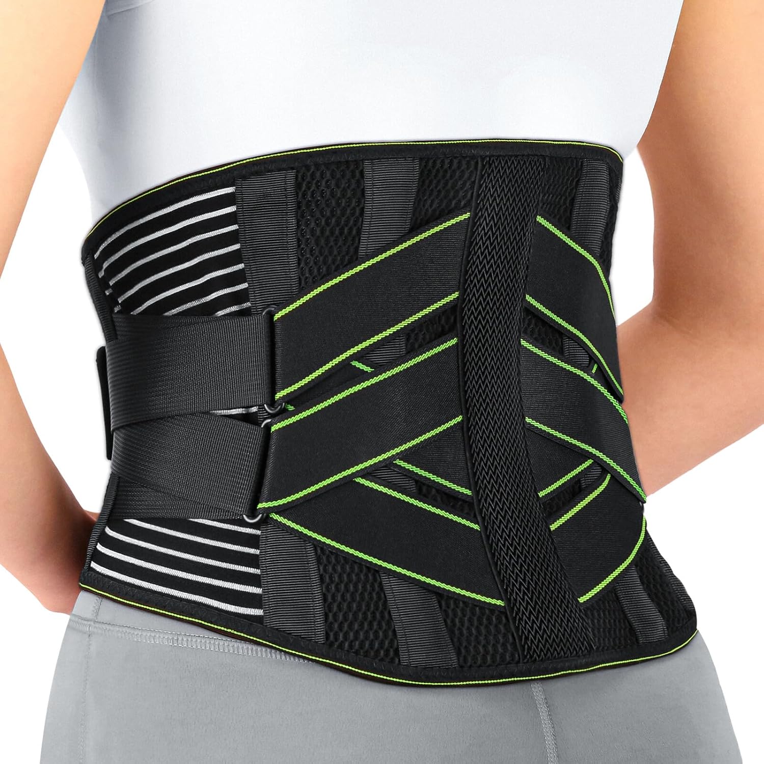 YAHA Back Brace for Lower Back Pain Relief with Lumbar Pad