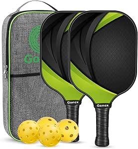 Gonex Pickleball Paddles Set with Comfort Grip and Balls