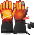 20000mAh Rechargeable Electric Heated Gloves for Men Women - Fast