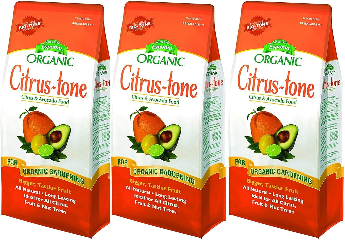Citrus-Tone Plant Food 4-Pound Bags for Healthy Fruit Trees