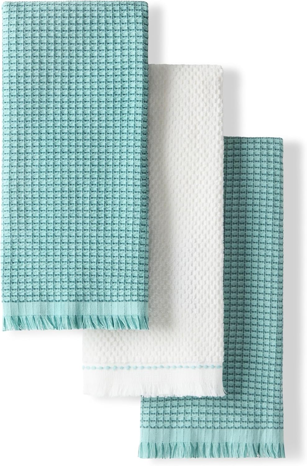Kitchen Towels 3-Pack Set by KitchenAid - Absorbent Cotton Design
