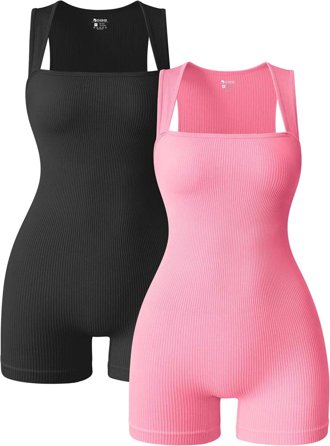 OQQ Women 2 Piece Rompers for Yoga and Summer Activities