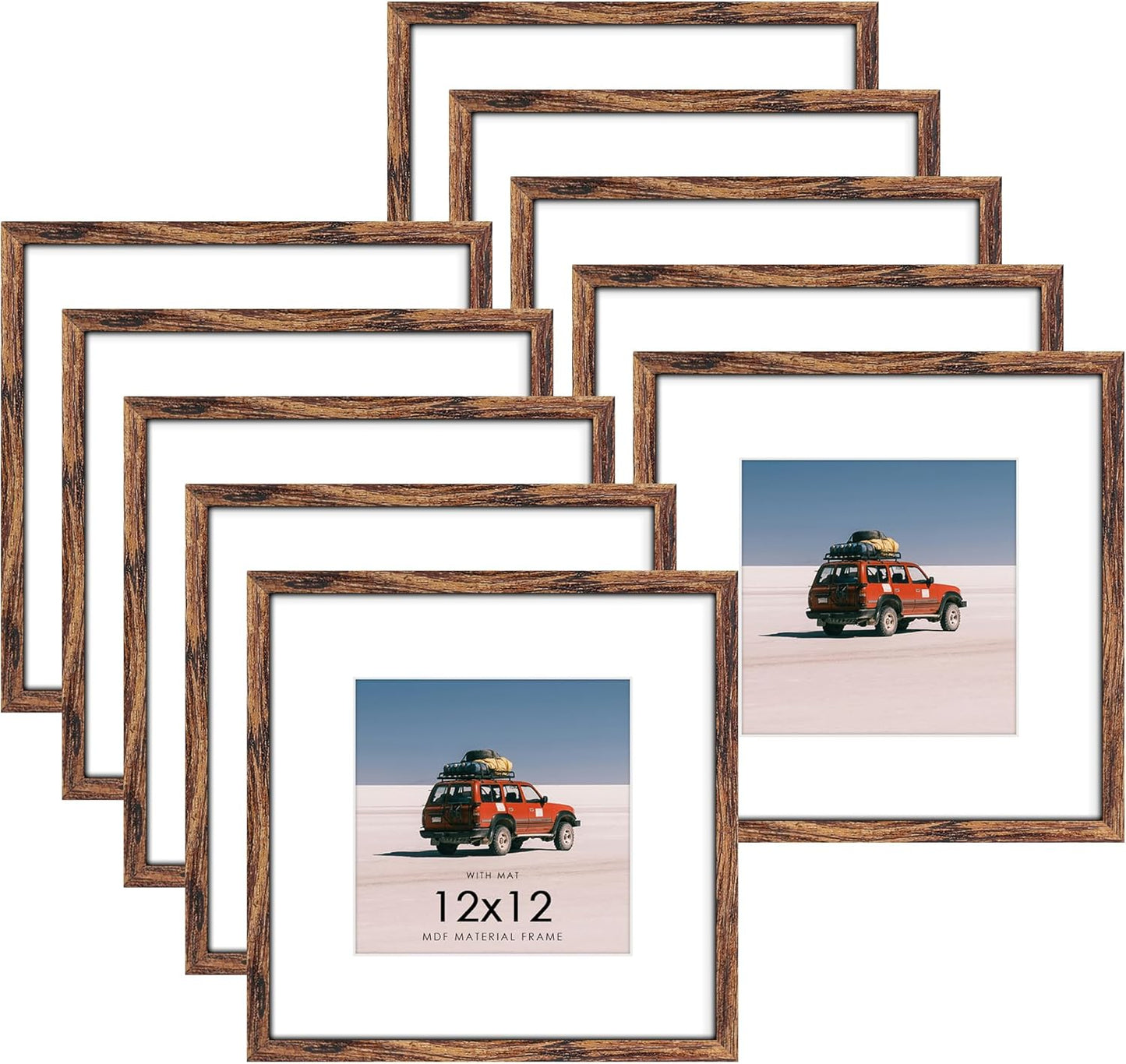 12x12 Picture Frame Set of 10 for Stunning Wall Gallery Decor