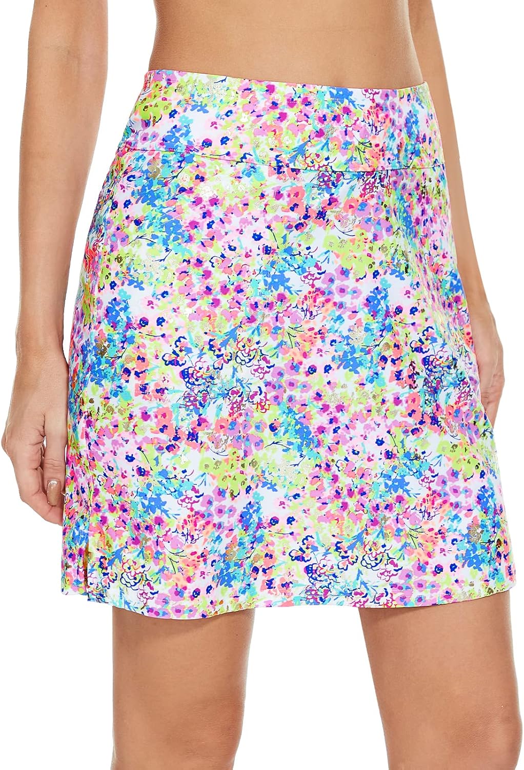 M MOTEEPI 18in Athletic Golf Skorts for Women with Pockets