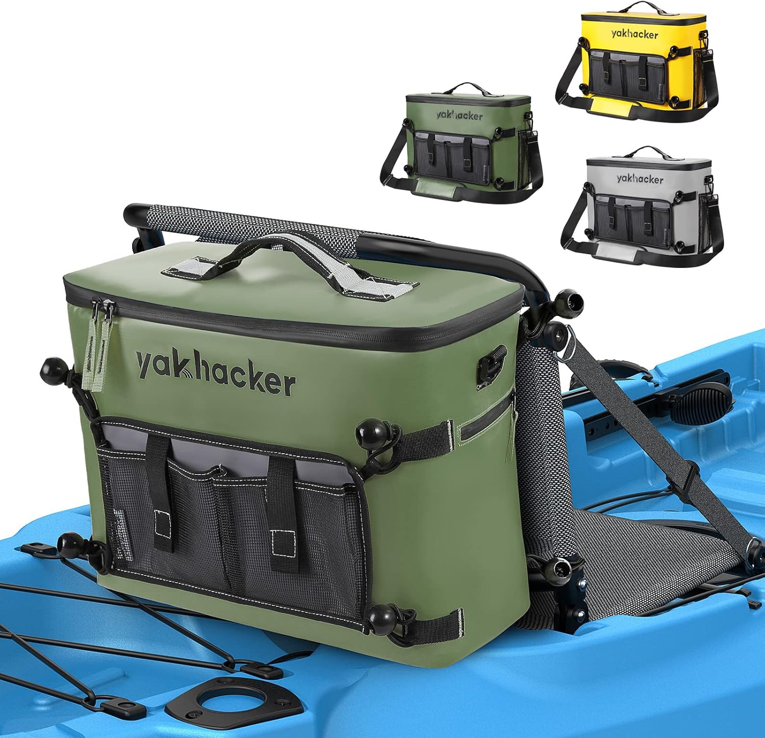 Kayak Cooler for Lawn-Chair Seats - Waterproof & Portable Ice Chest